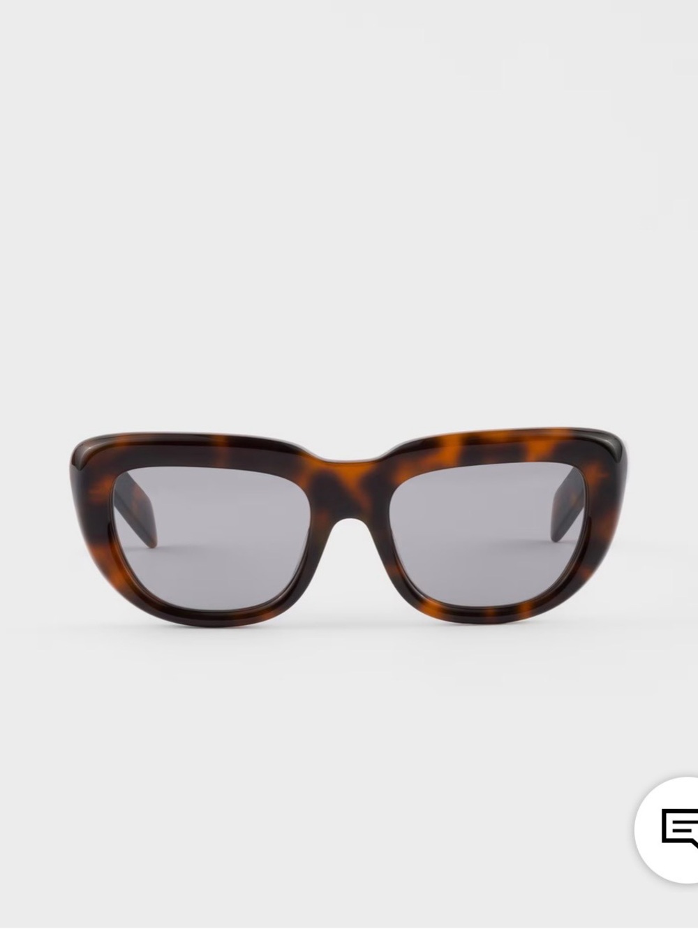 NEW with Tags. Prada Tortoiseshell Brown Frame Sunglasses with Gray Lenses - Picture 1 of 9